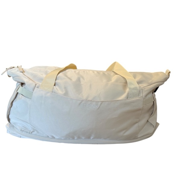 $15 (ππΌππ πΎππΌππΎπ)ETRONIK BIEGE GYM/USB DUFFEL BAG - Picture 11 of 16